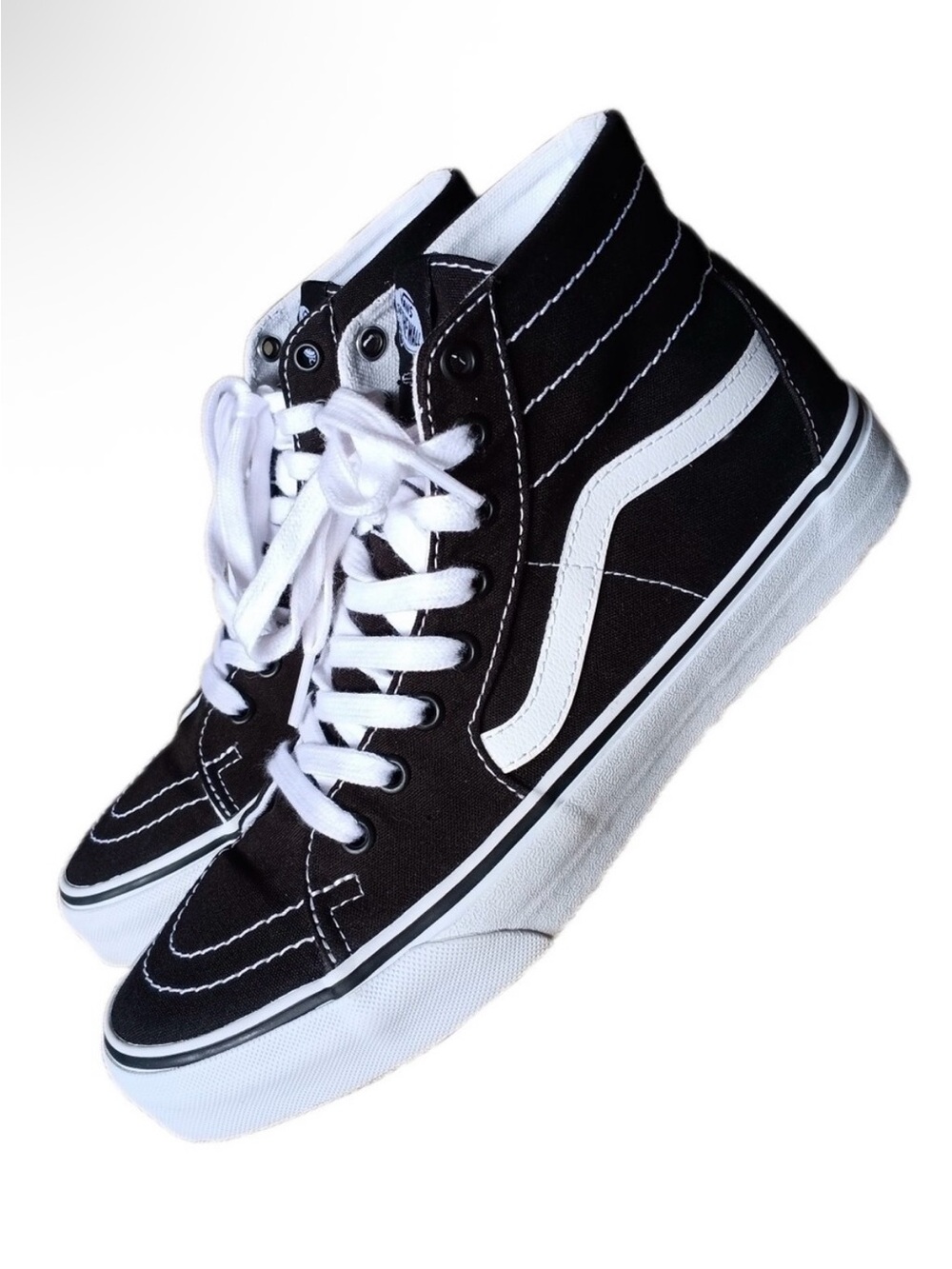Vans Sk8-Hi Classic Black White High Top Sneakers Skate